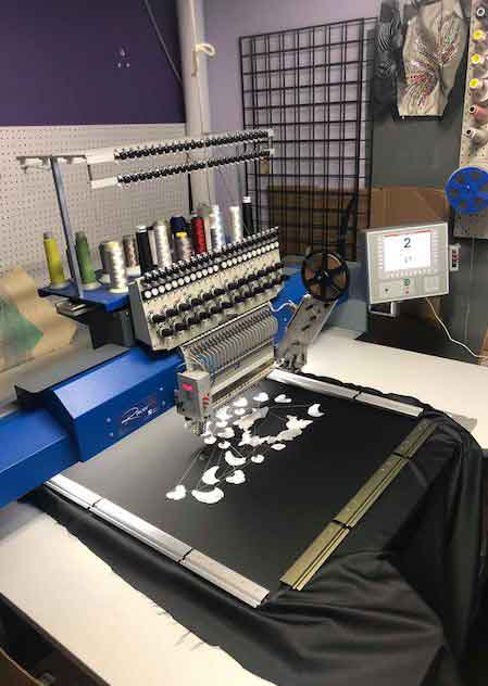 laser cutting and embroidery machine