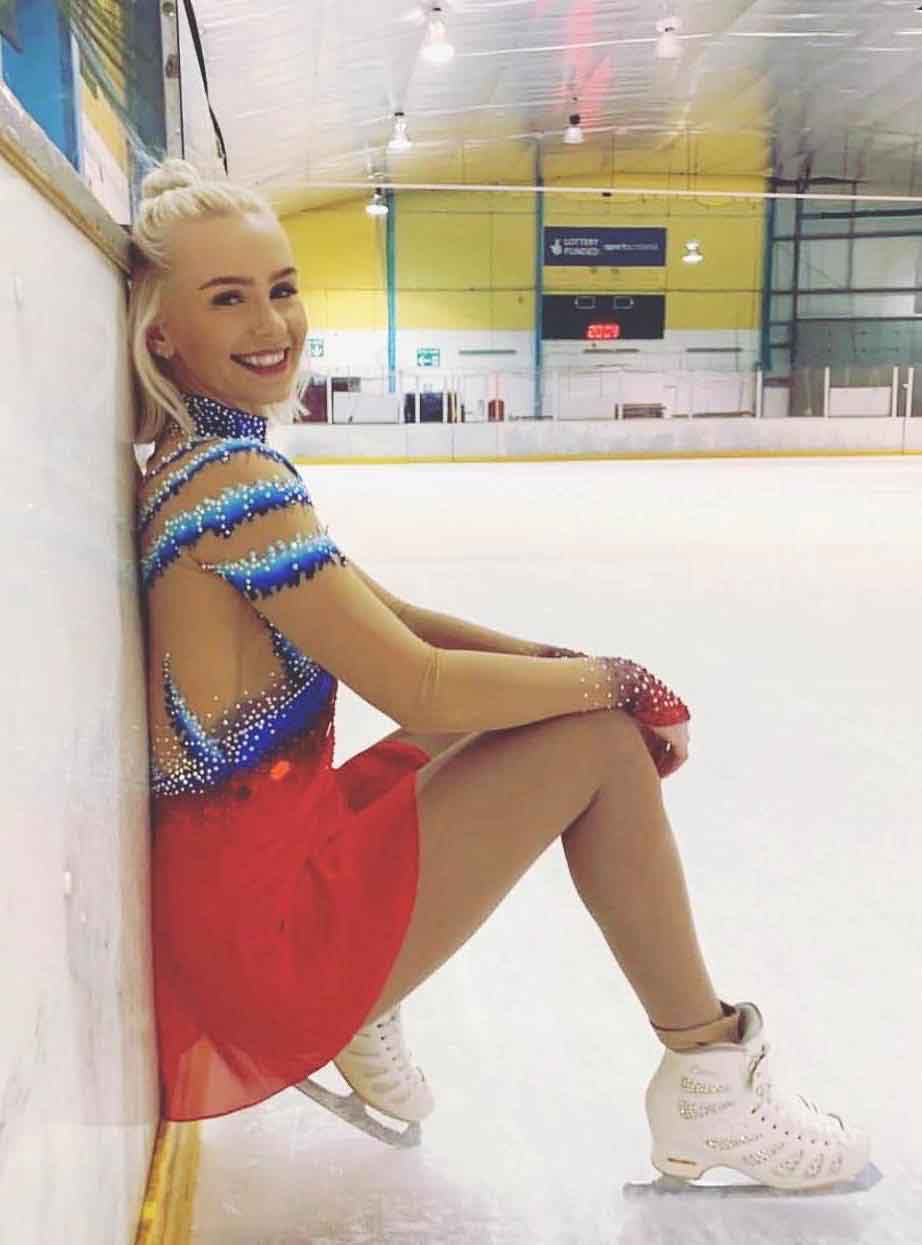 figure skating dress by NY fashion designer Alexander Stogov