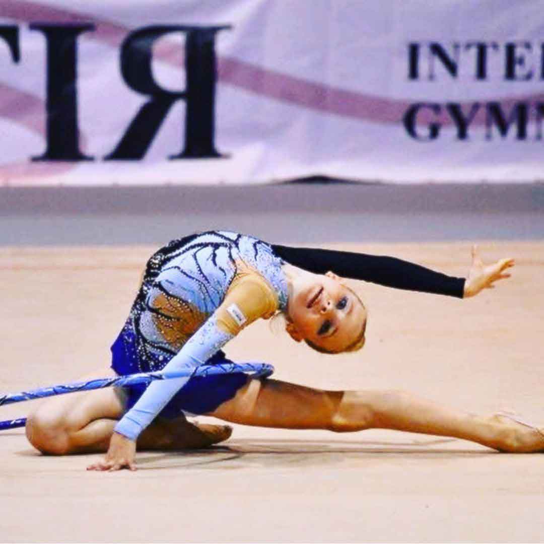 Rhythmic Gymnastics leotard by NY fashion designer Alexander Stogov